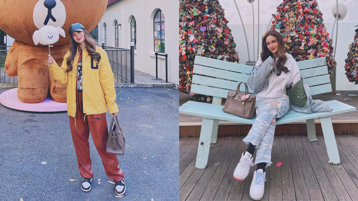 All the Cozy Streetwear OOTDs That Arci Munoz Wore in Seoul, South Korea