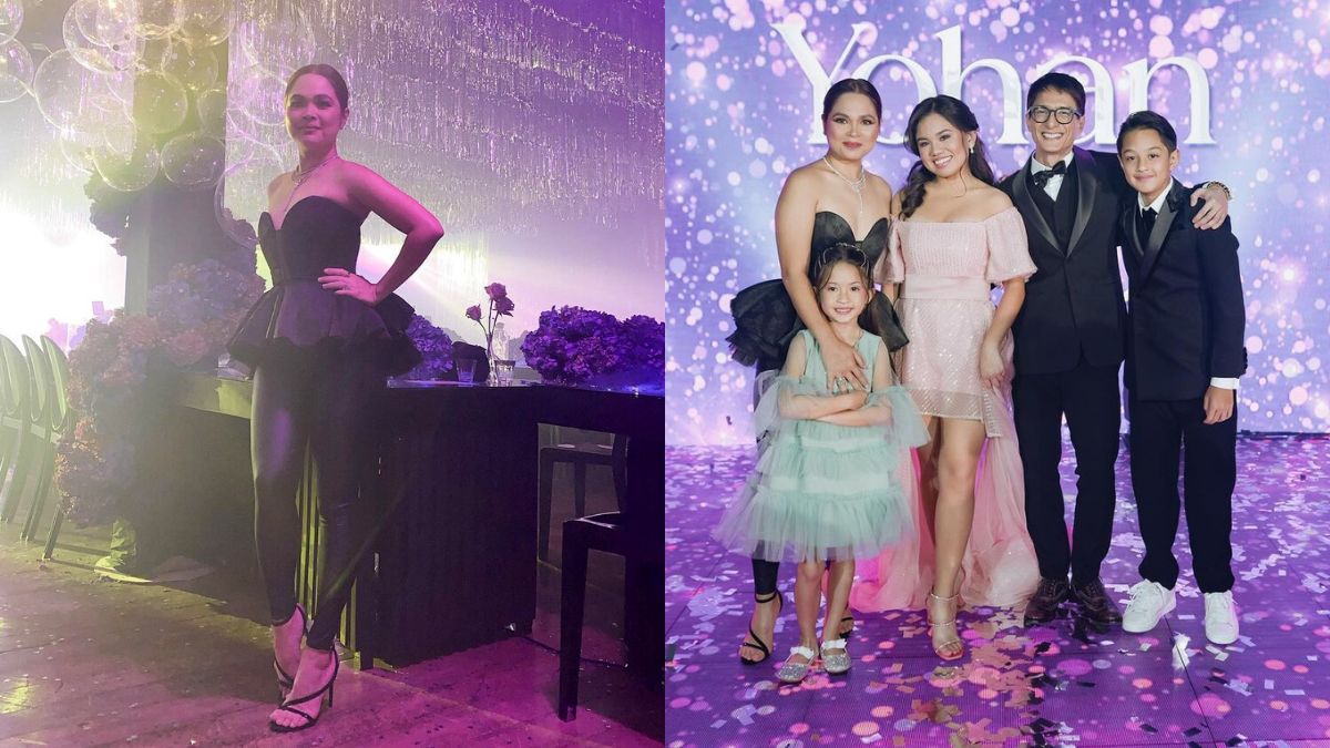 Judy Ann Santos Was The Chicest Mom In All-black For Her Daughter Yohan Agoncillo's 18th Birthday