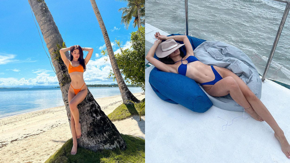 10 Times Chie Filomeno's Sultry Bikini Ootds Made Us Want To Buy Colorful Two-piece Swimsuits