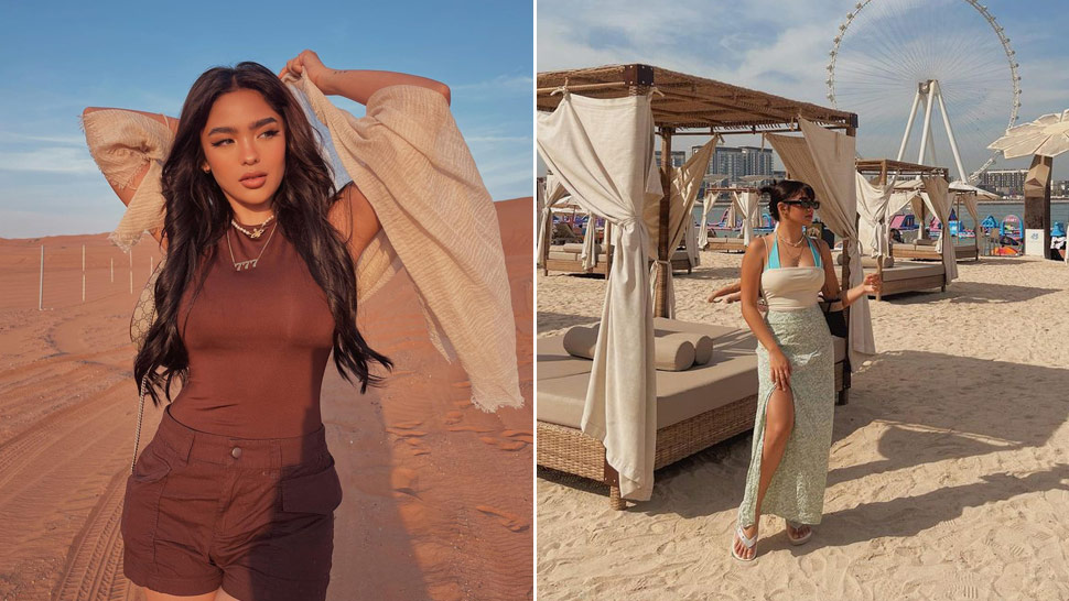 Andrea Brillantes Was Sizzling In Style With Her Sultry Travel Ootds In Dubai