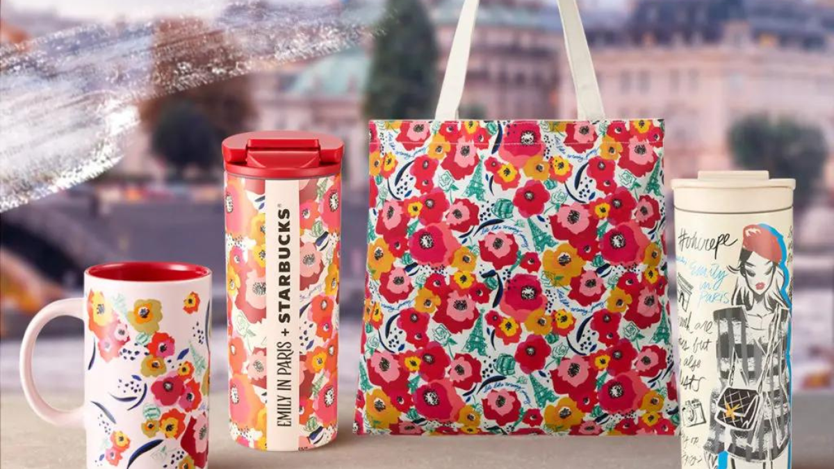 Starbucks Just Released An "emily In Paris" Tumbler Collection And We Want Everything