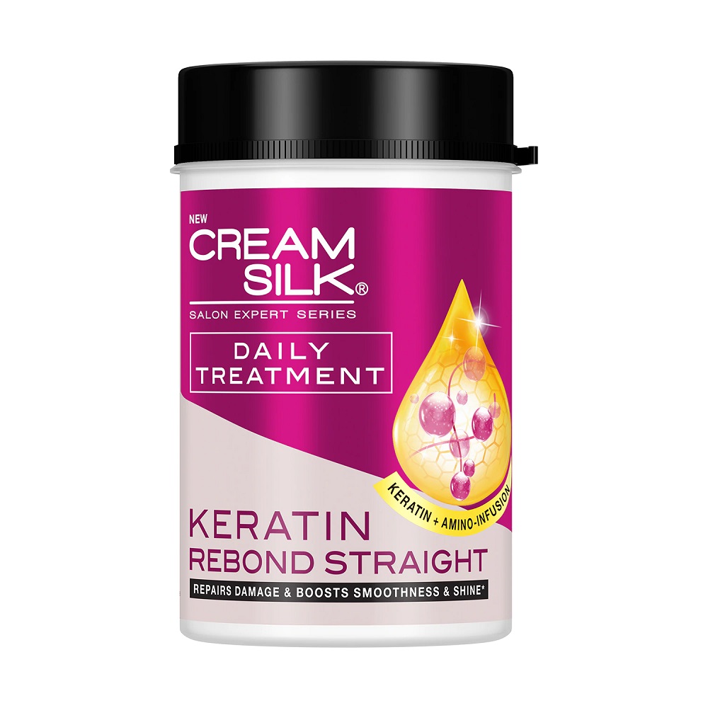 creamsilk salon expert daily treatment keratin rebond