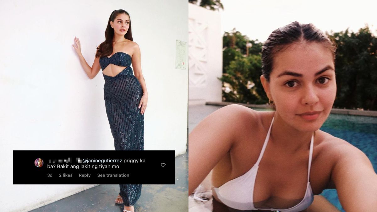 Janine Gutierrez Claps Back At A Rude Netizen Who Body-shamed Her And Said She Looks Pregnant