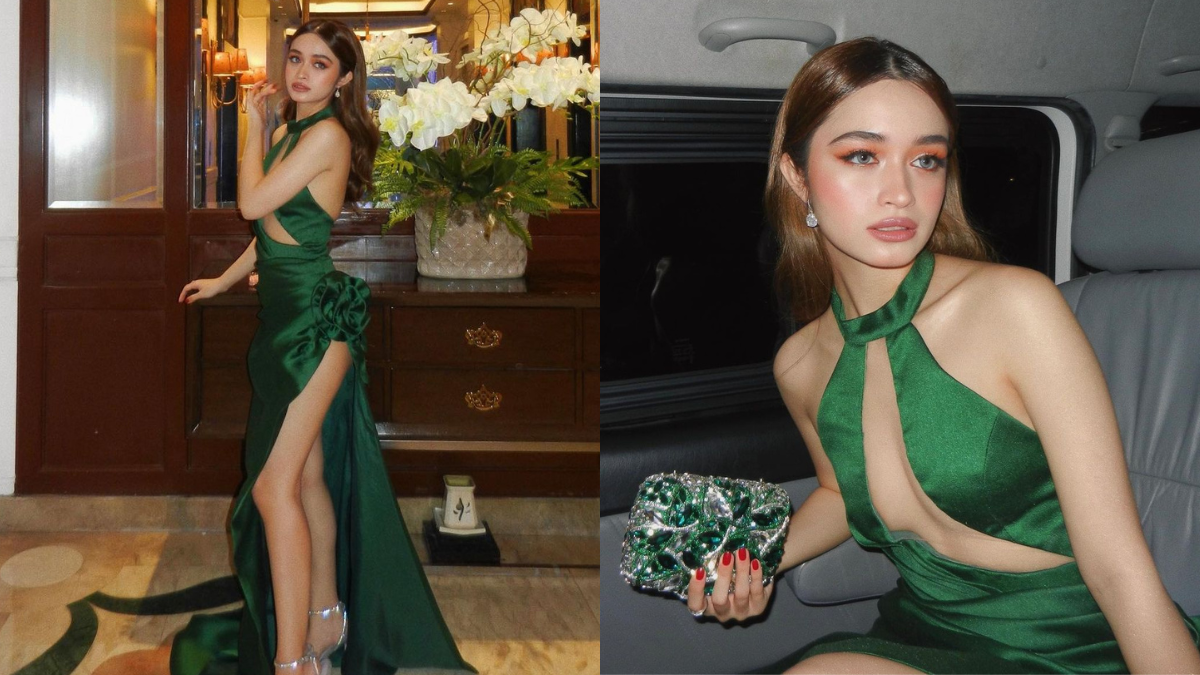 Angelina Cruz Was A Showstopper At A Christmas Ball In Her Green Hubadera Gown