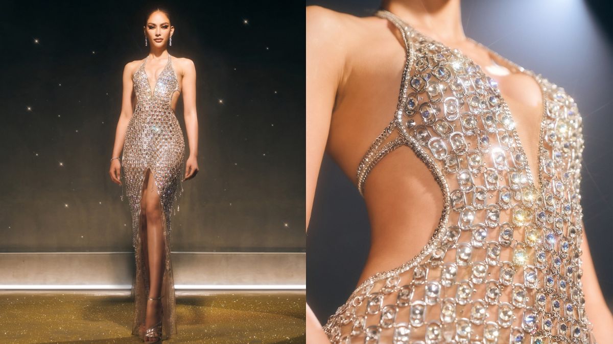 Miss Universe Thailand's Gown Made of Pull-Out Tabs Is a Tribute to Her Dad Who's a Garbage Collector