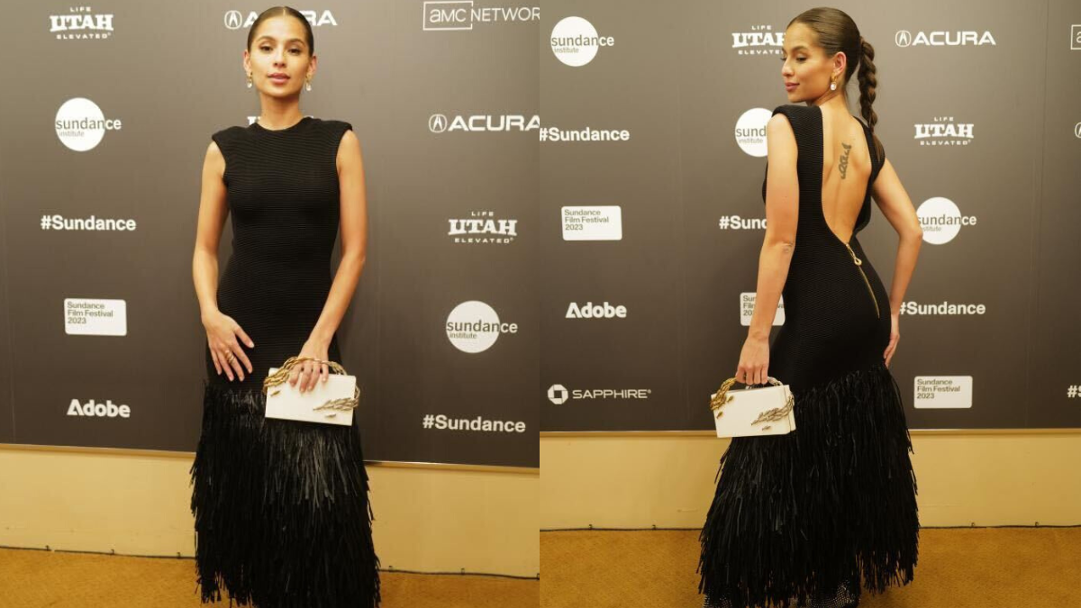 Jasmine Curtis Is a Vision in Black for the Premiere of Her Sundance Film Festival Entry in the U.S.