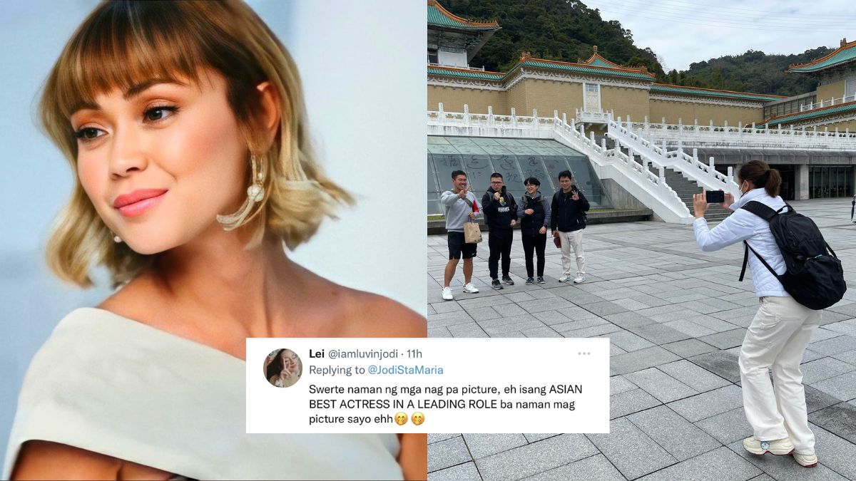 Netizens Are Amused With Jodi Sta. Maria's Viral Photo Taking Pictures Of Tourists In Taiwan