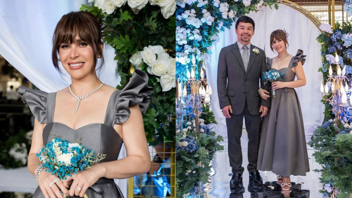 Jinkee Pacquiao Is One Glamorous Ninang at a Wedding Wearing Accessories Worth at Least P10 Million