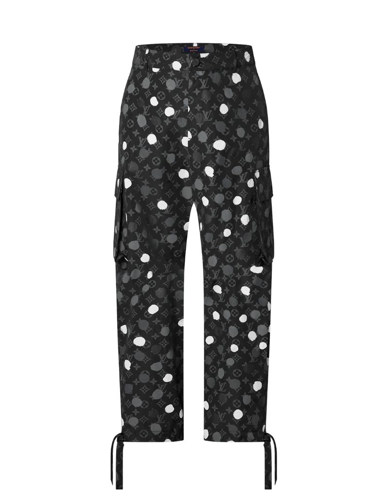 Louis Vuitton LV x YK Monogram Painted Dots Cargo Trousers