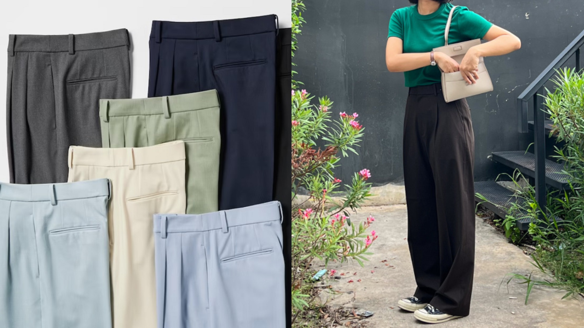 These Wide-Legged Trousers from Uniqlo Are Your Next Wardrobe Essentials
