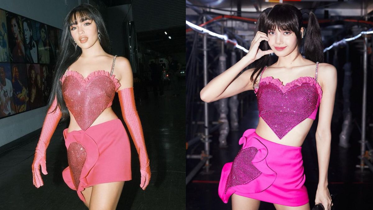 Andrea Brillantes and BLACKPINK's Lisa Are Twinning in These Adorable Heart-Themed Co-ords