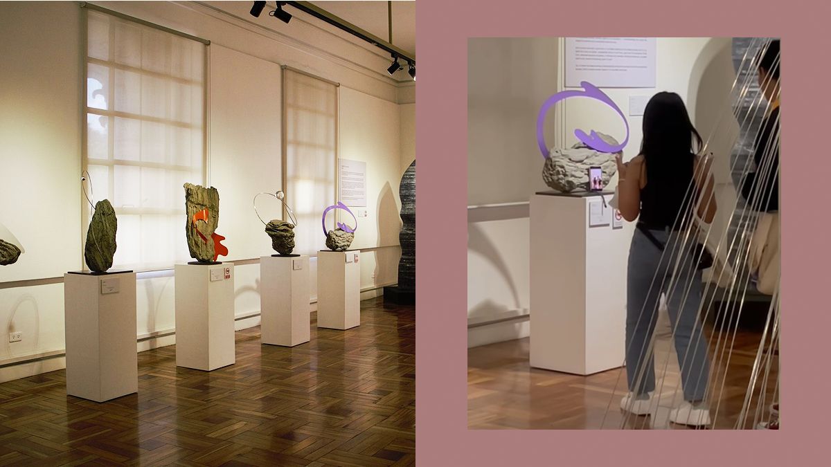 These Museum Guests Used An Art Sculpture As A Phone Stand For Filming Tiktok And Netizens Are Enraged