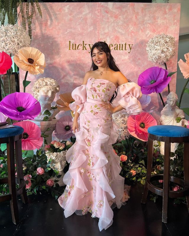 LOOK: Andrea Brillantes' Outfit At The Launch Of Lucky Beauty Makeup ...