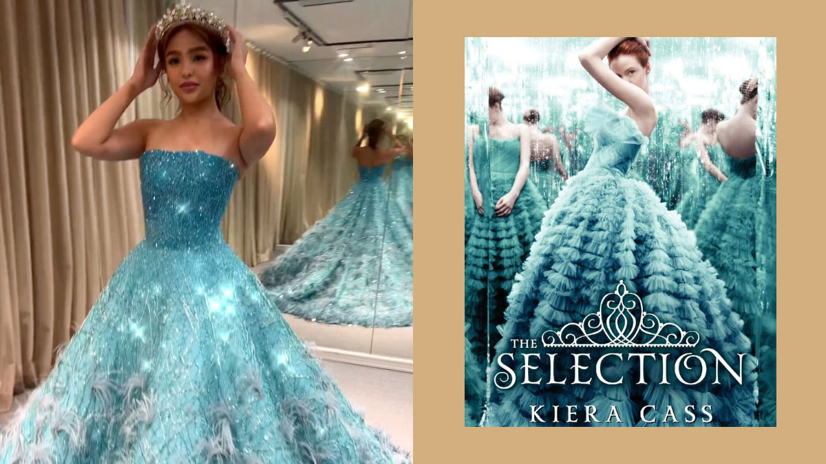 Andrea Brillantes Had A Spare Prom Dress That Looks A Lot Like The Book Cover Of "the Selection"
