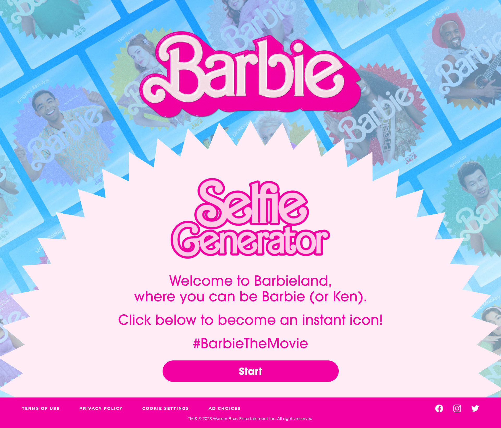 Barbie Poster Meme Template