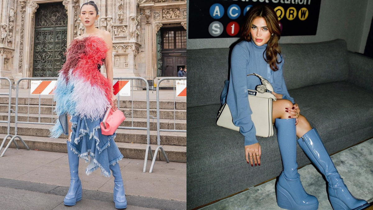 What's The Deal With Those Blue Fendi "space Boots" That We Keep Spotting On Celebrities?