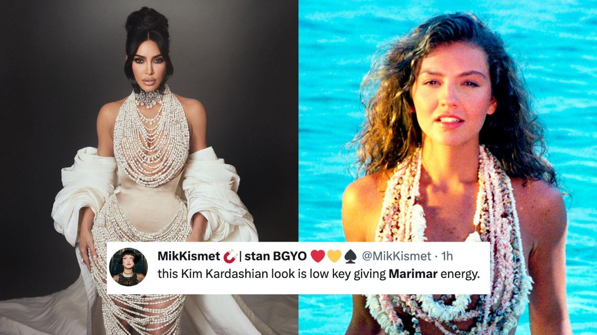 Kim Kardashian Has Arrived At The Met Gala And Netizens Think Her Look Is Channeling Marimar