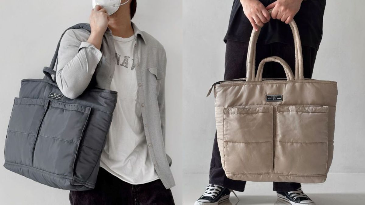 This Local Brand's Large Puffer Tote Bags Can Fit All Your Essentials And More