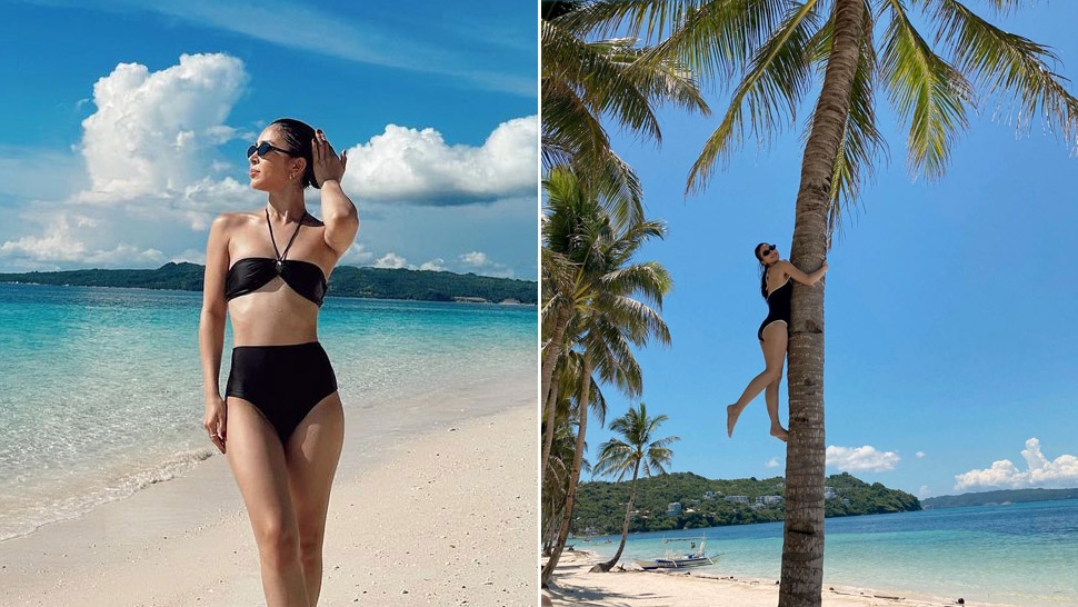 Julia Barretto's Beach Ootds In Boracay Are Proof That Black Swimsuits Will Never Go Out Of Style