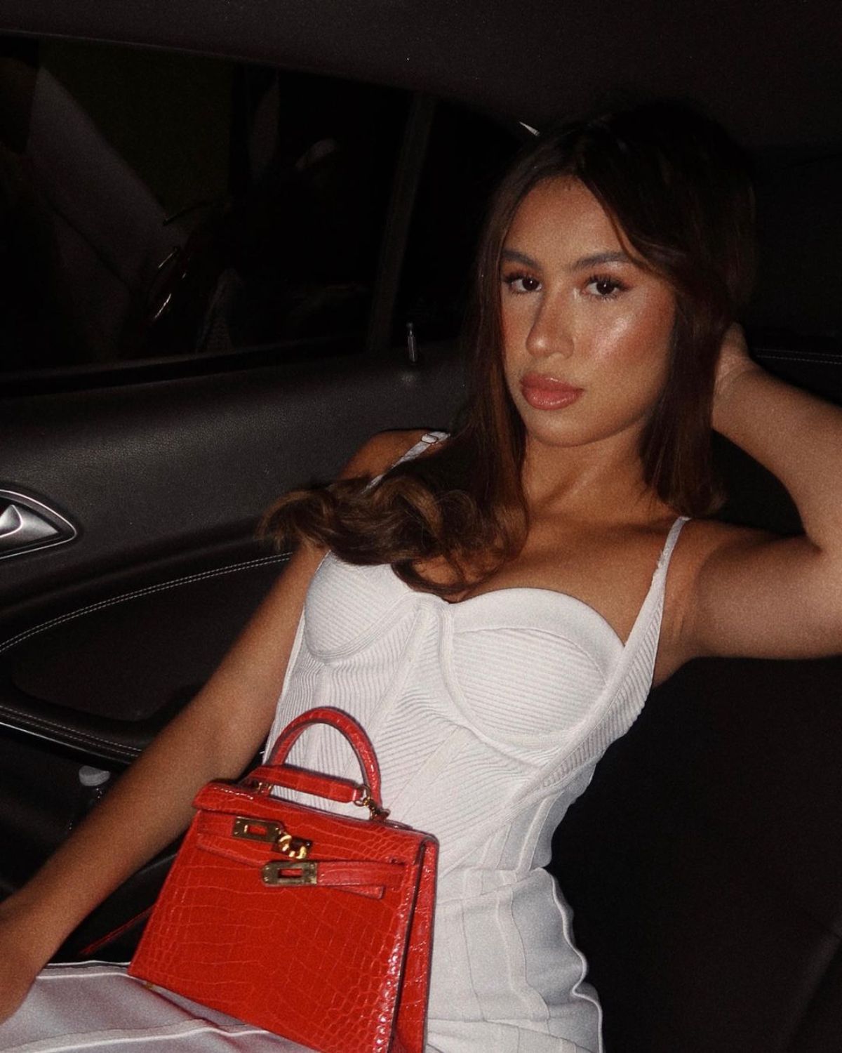 Look: Lorin Gutierrez Debuts Red Hermes Kelly Bag Worth Over P5