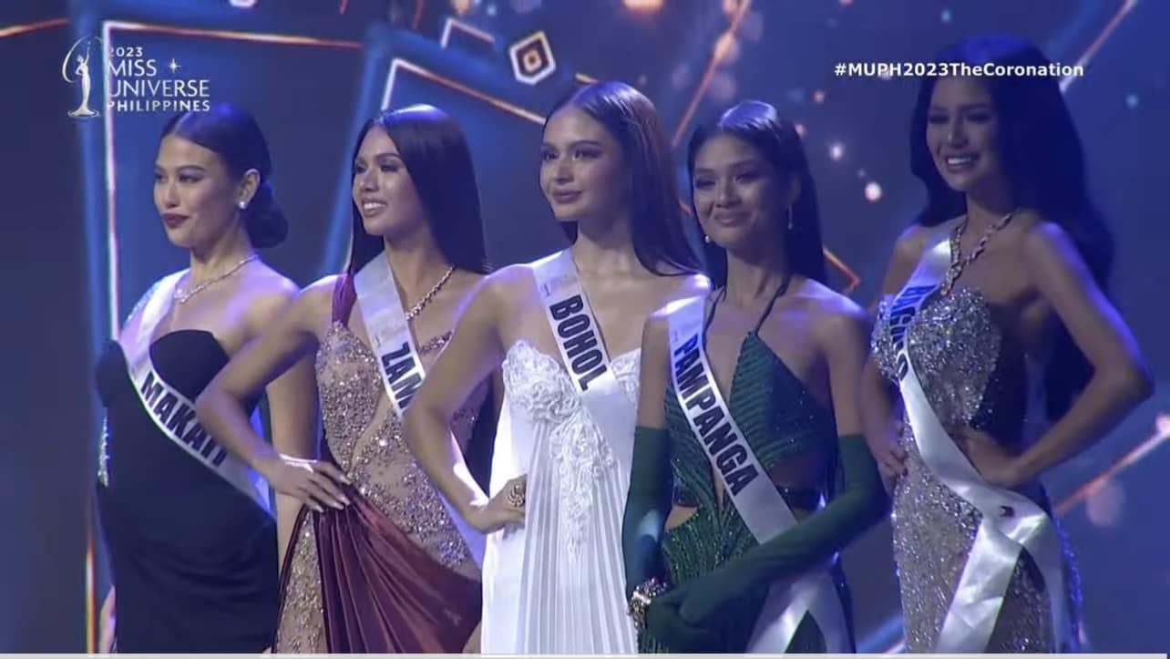 Pauline Amelinckx And Krishnah Gravidez Were Crowned After Miss Universe Philippines 2023 Live 