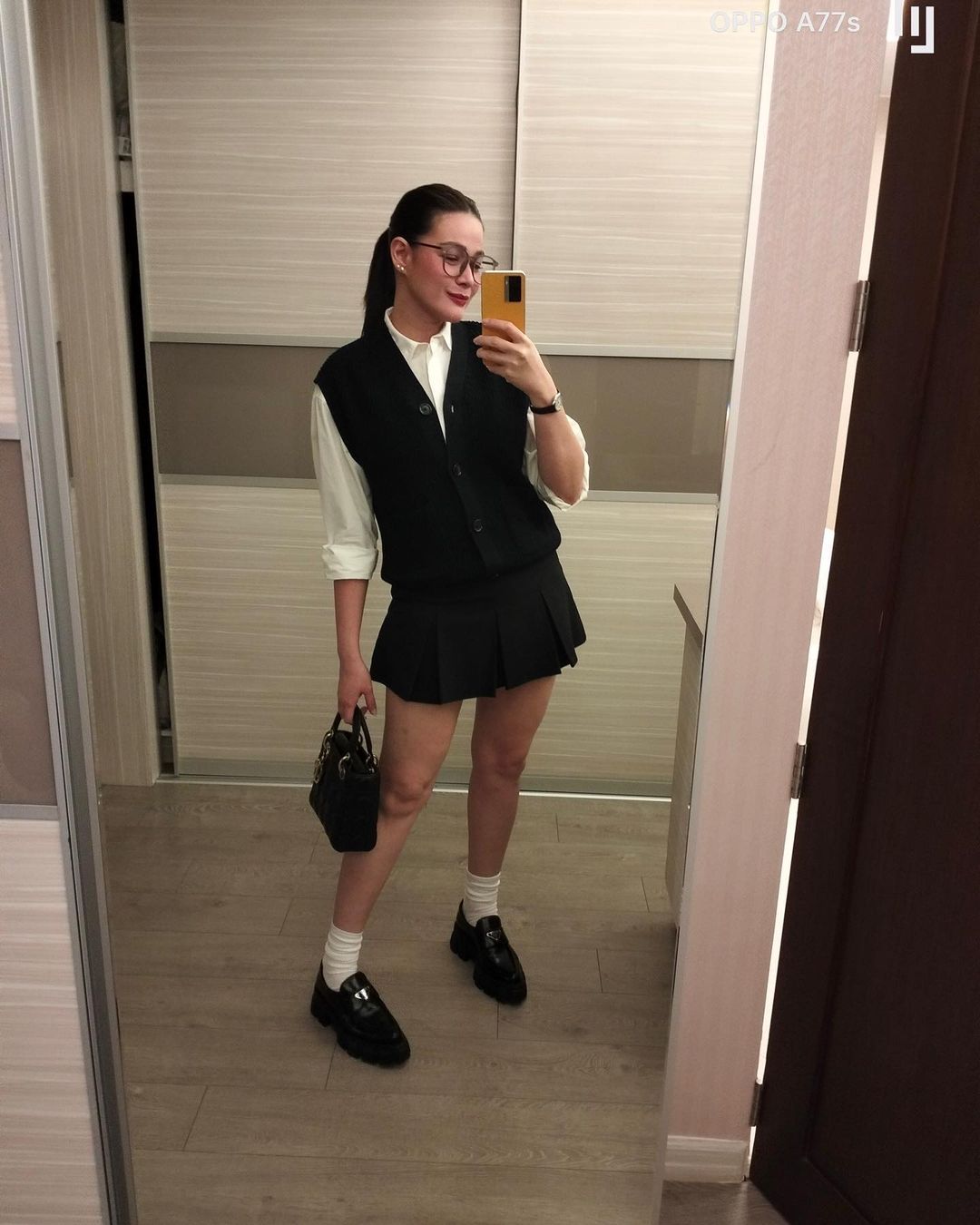 bea alonzo school girl outfit designer loafers