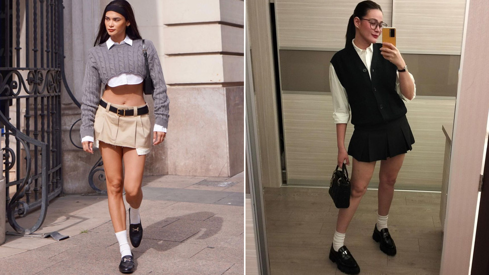 These Local Celebs' School Girl-Inspired OOTDs Will Convince You to Invest in Designer Loafers