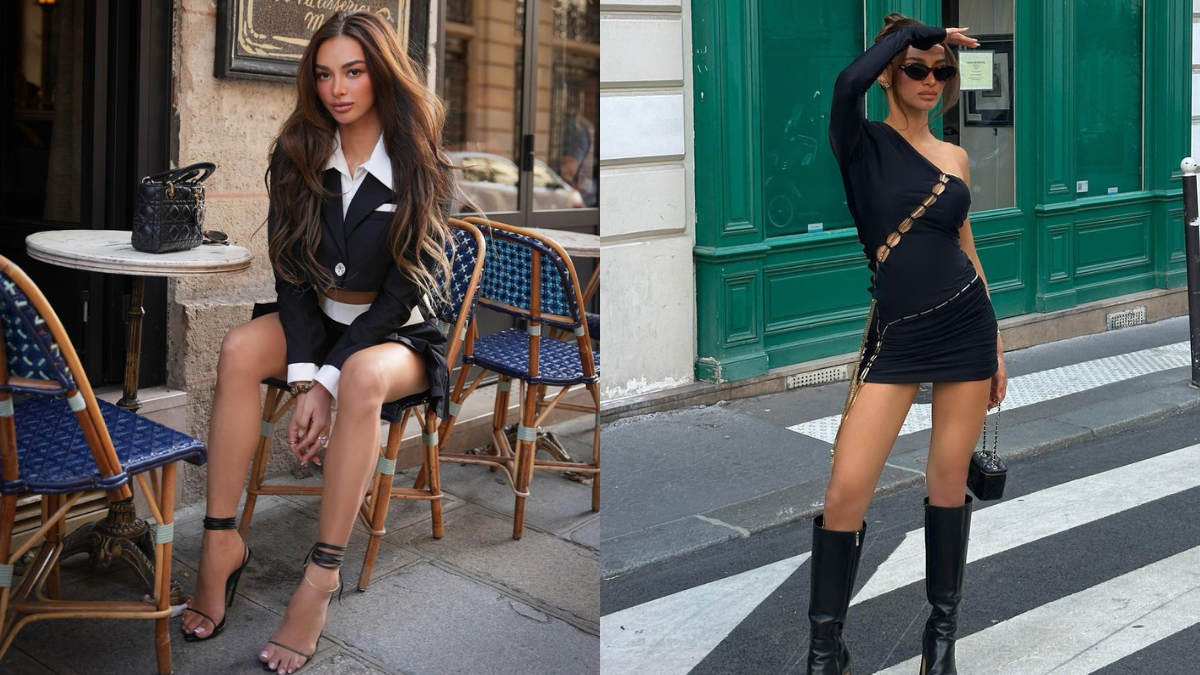 Kylie Verzosa Takes Paris by Storm with Her Chic All-Black OOTDs