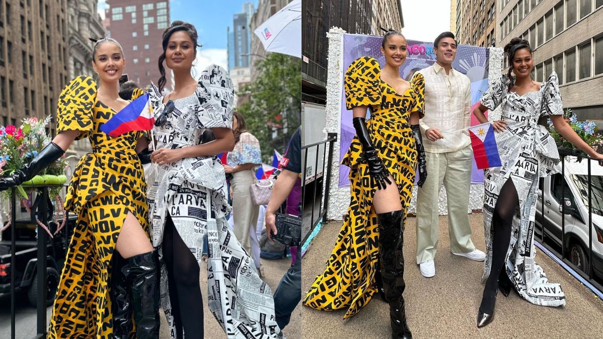Megan Young and Venus Raj Rocked Modern Ternos at an NYC Philippine Independence Day Parade
