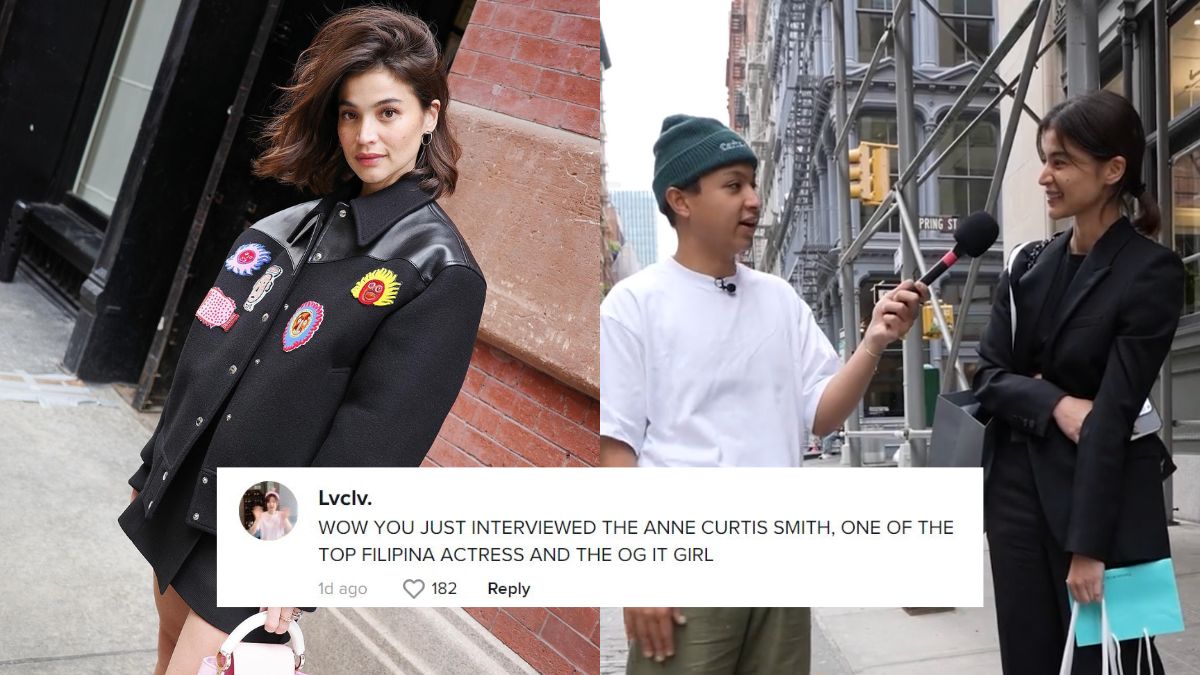 The TikToker Who Unknowingly Interviewed Anne Curtis in New York City Denies That It Was Staged