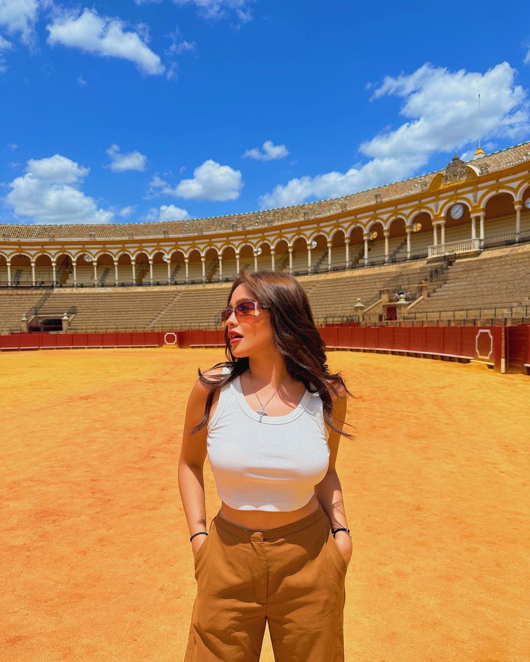 andrea brillantes spain travel outfit