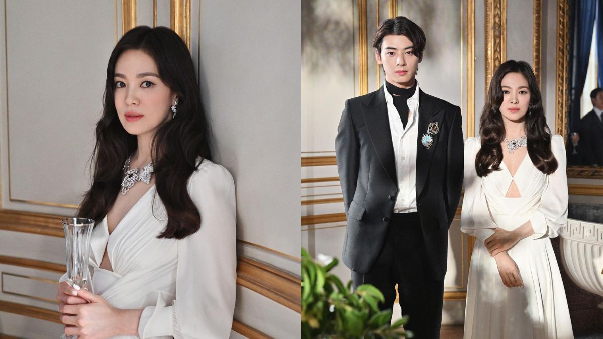 Song Hye Kyo and Cha Eun Woo Look Like Royalty at a Chaumet Gala Dinner in Paris