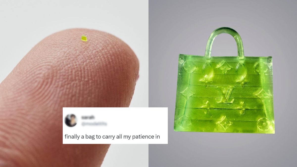 A Microscopic "louis Vuitton" Bag Now Exists And The Internet Is Going Wild