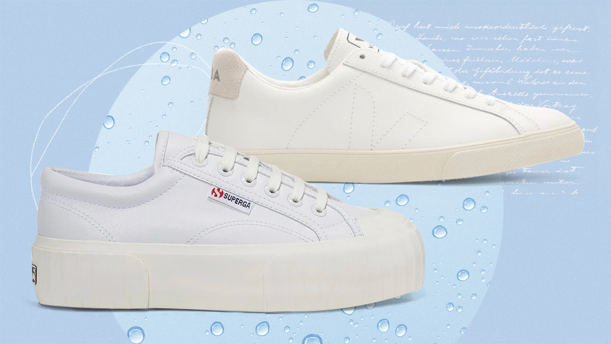 6 White Sneakers That Won't Get Ruined On Rainy Days