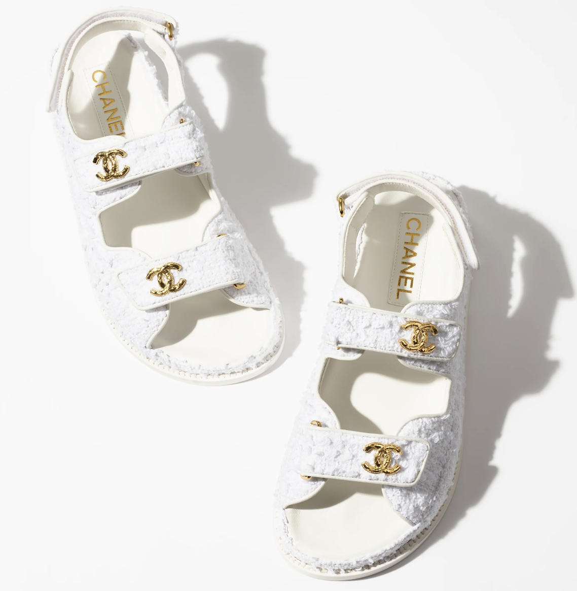 Chanel dad-sandals - Depop
