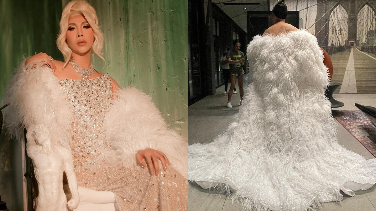 Woah! Vice Ganda's Cape At The Gma Gala 2023 Featured 770 Yards Of Ostrich Feathers