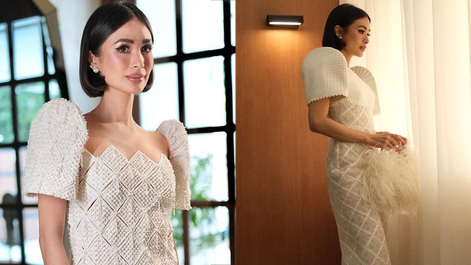Heart Evangelista Steals The Limelight With Her All-white Modern Terno Looks At Sona 2023