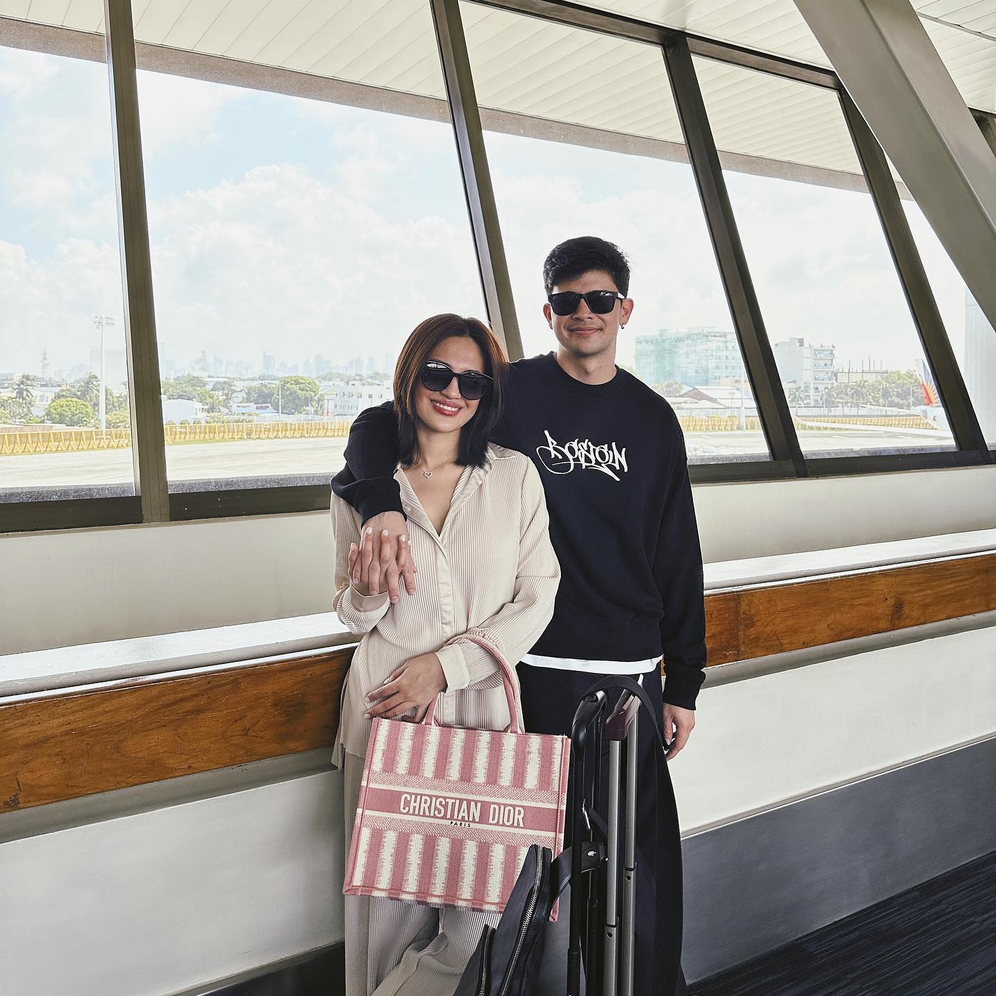 Look: Julie Anne San Jose Debuts Dior Book Tote In Airport Ootd