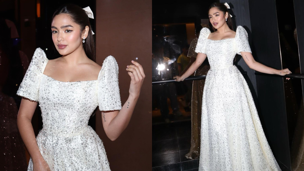 Andrea Brillantes Is Every Bit A Filipina Princess In A Sequined Terno Gown