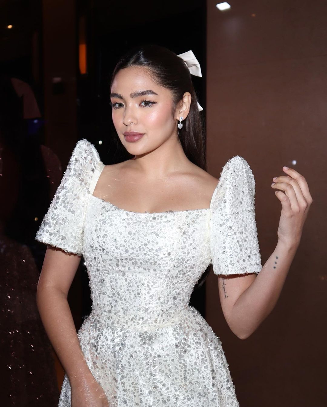 LOOK: Andrea Brillantes in a Sequined Terno Gown by Michael Leyva ...