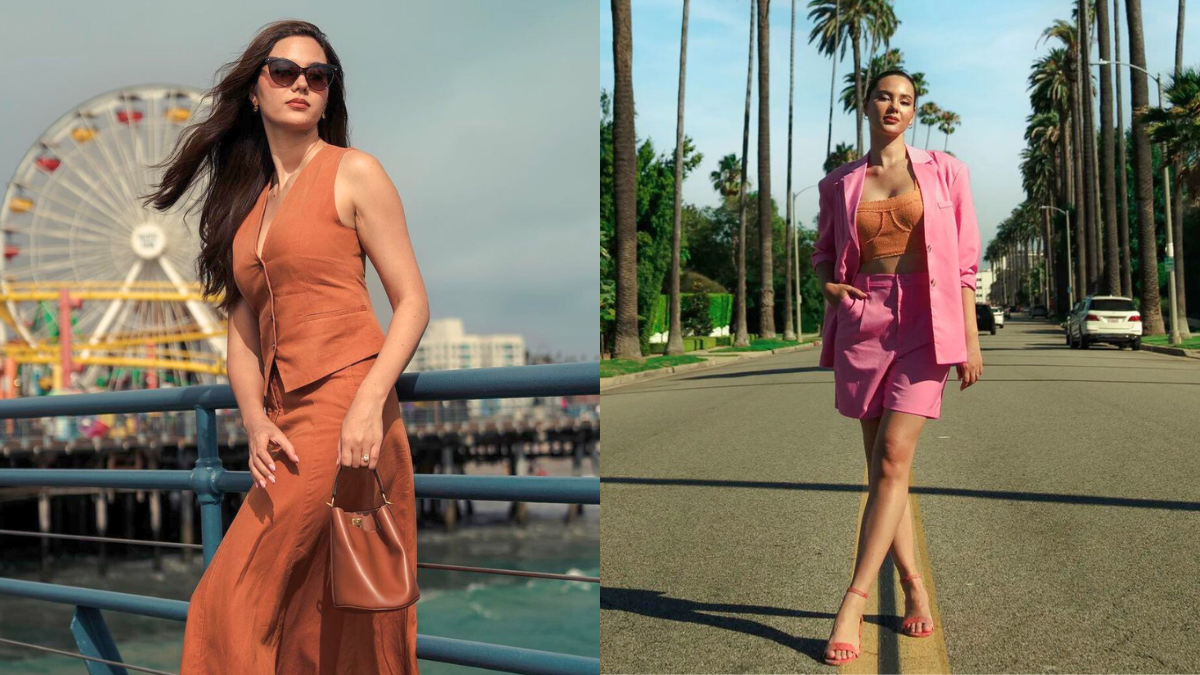 We're Obsessed With Catriona Gray's Fresh And Chic Travel Ootds In Los Angeles