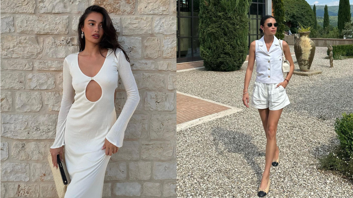 Kelsey Merritt's Chic Travel Ootds In Italy Will Inspire You To Invest In White Staples
