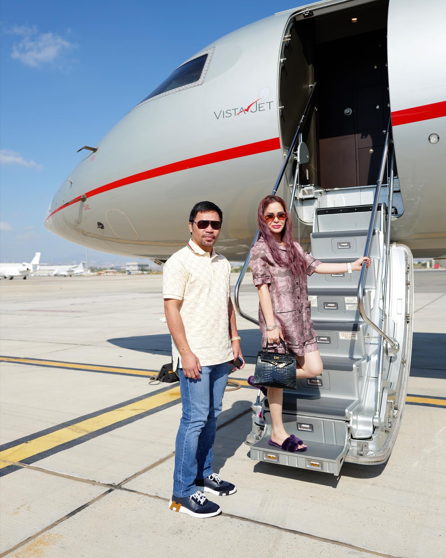 Jinkee Pacquiao's Comfy Plane OOTD Is Worth Over P5 Million No one