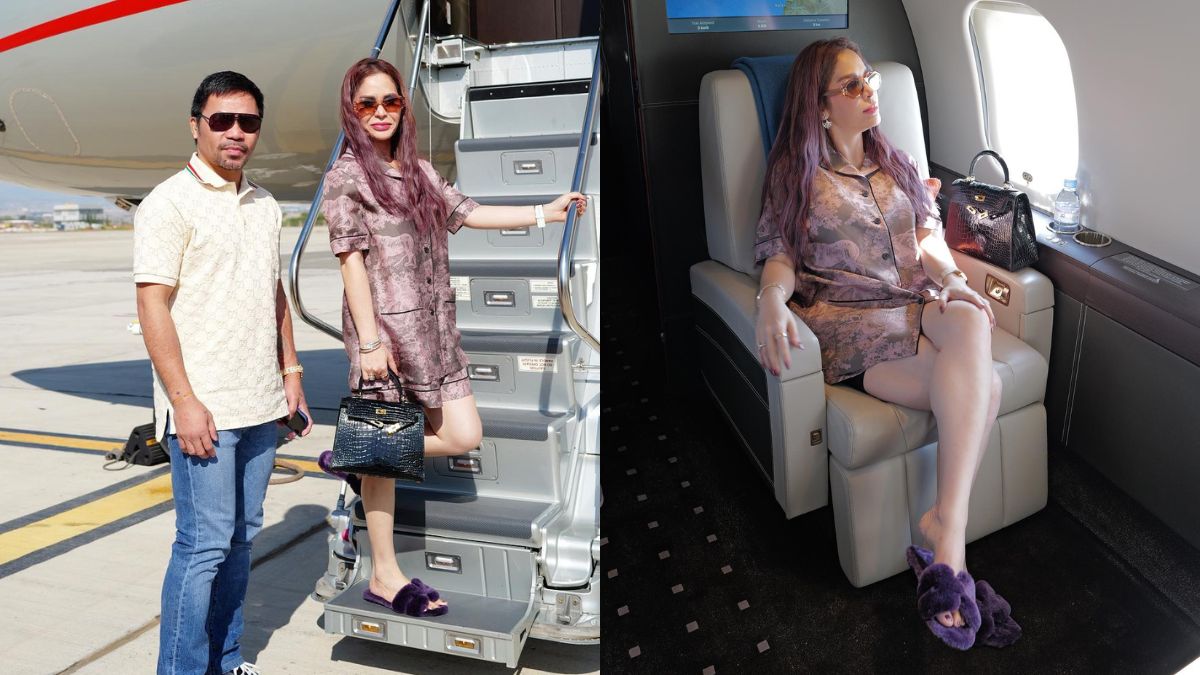 Jinkee Pacquiao's Comfy Plane Ootd Is Worth Over P5 Million