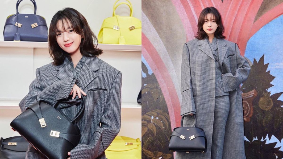 "Moving" Star Han Hyo Joo Looked Dapper in a Suit at the Ferragamo Event in Seoul