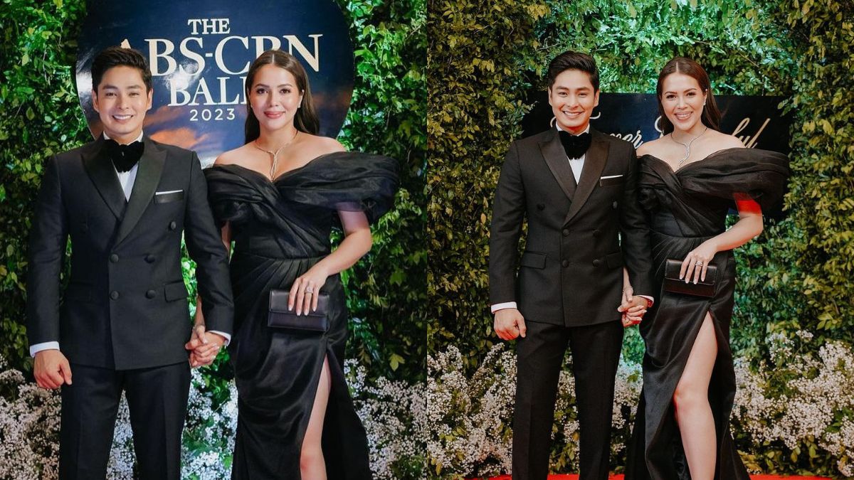 Julia Montes And Coco Martin Wore Matching Black Outfits On The Red Carpet Of Abs-cbn Ball 2023