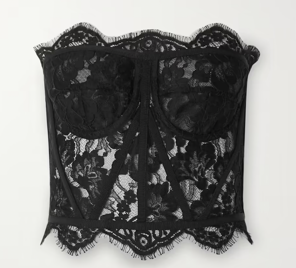 Dolce & Gabbana Lace Bustier Top