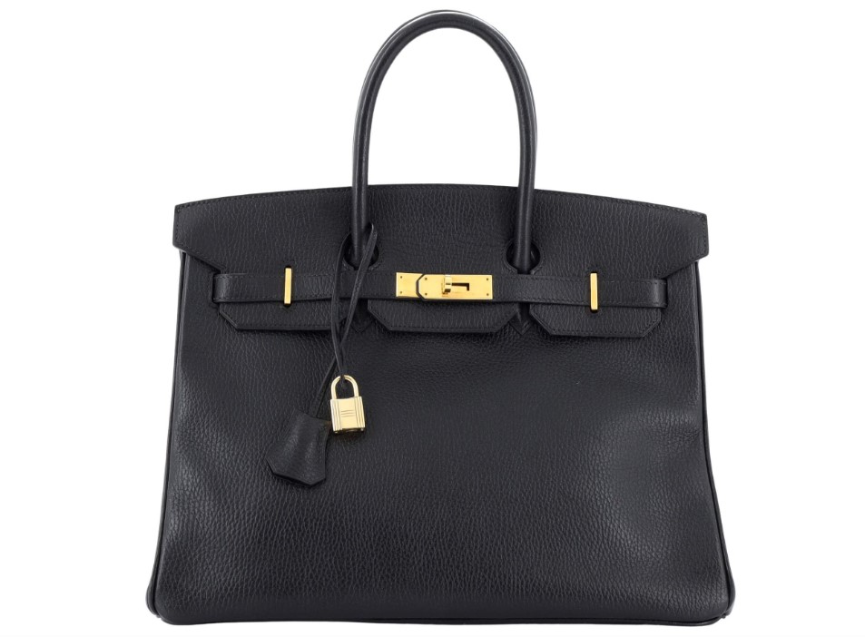 Hermes Birkin 25 Black Togo Leather Gold Hardware - Nadine Collections