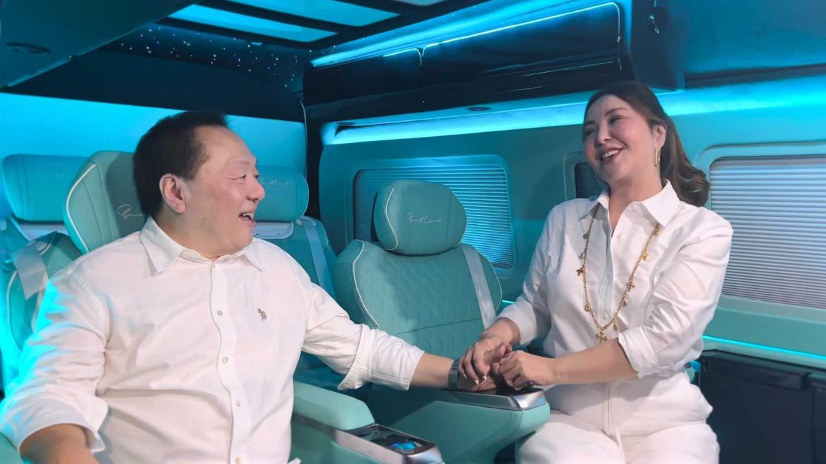 Small Laude Receives Her Dream Tiffany Blue Artista Van From Philip Laude For Their 29th Anniversary