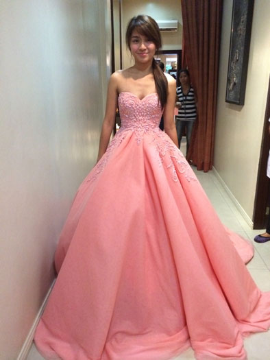 long gown for debut party